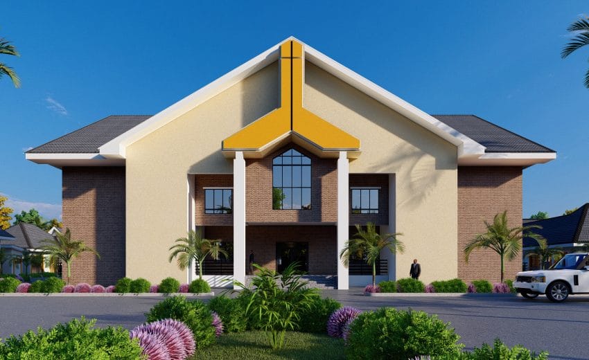 Security Post & Perimeter Fence, DLHS Campus — campus & site infrastructure project by P4 Studio Limited in Nigeria
